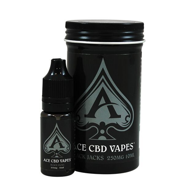 Black Jacks CBD E Liquid 10ml By Ace CBD Vapes 250mg