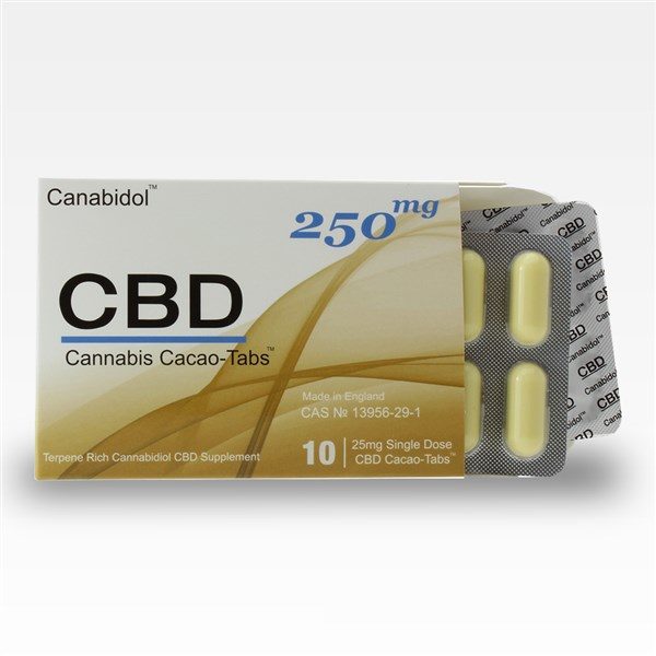 CBD Cannabis Cacao-Tabs 10Pcs