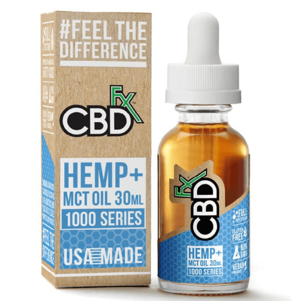 CBD Hemp MCT Oil Tincture 1000 Series 30ml By CBDfx