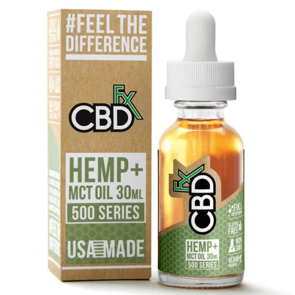 CBD Hemp MCT Oil Tincture 500 Series 30ml By CBDfx