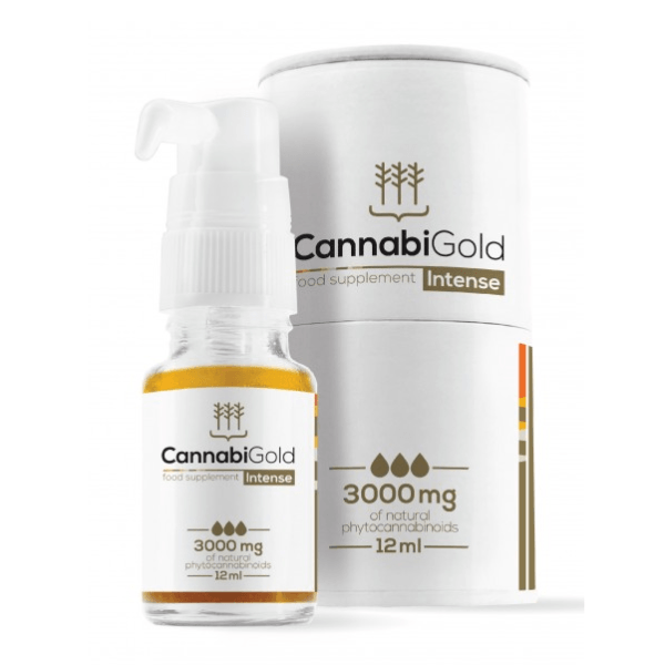 CannabiGold - Intense Food Supplement - 3000mg - 12ml