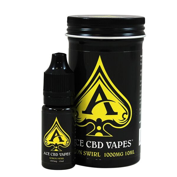 Lemon Swirl CBD E Liquid 10ml By Ace CBD Vapes 1000mg