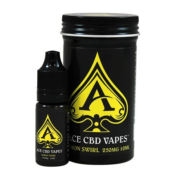 Lemon Swirl CBD E Liquid 10ml By Ace CBD Vapes 250mg