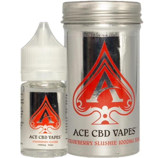 Strawberry Slushie CBD E Liquid 30ml By Ace CBD Vapes