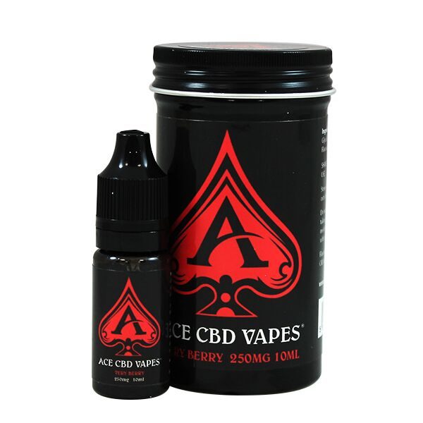 Very Berry CBD E Liquid 10ml By Ace CBD Vapes 250mg