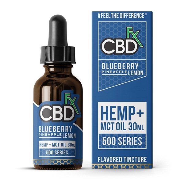 CBDfx MCT Oil Tincture 30ml Blueberry Pineapple Lemon