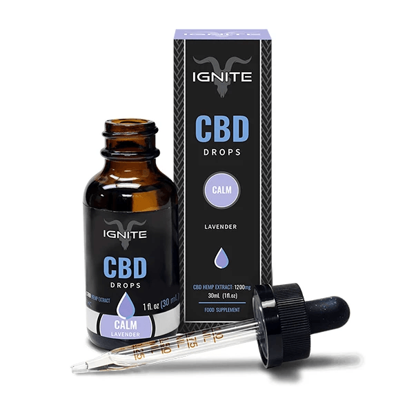 Lavender - 1200mg CBD Oil- 30ml - Ignite CBD