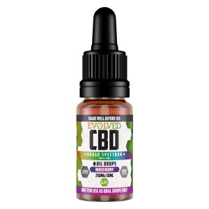 Mixed Berry CBD Oil 250mg - 2.5% By Evolved CBD