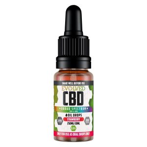 Strawberry CBD Oil 250mg - 2.5% By Evolved CBD